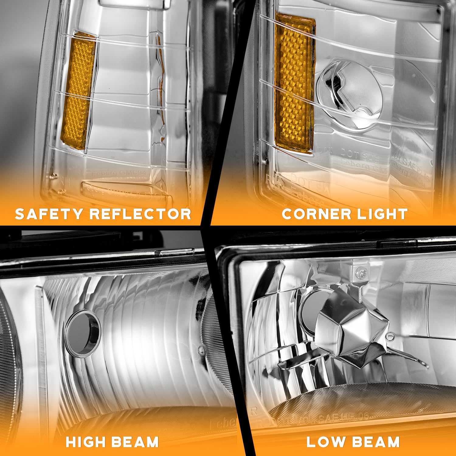 H×W BEAM ラキドロ 8-98364690-0 8983646900 Head Lamp Assembly Rh For Isuzu D